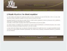 Tablet Screenshot of clientsmysteres.fr
